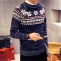 New Design Sweater New Spring Fashion Brand Casual Jacquard Male Sweater O-Neck Slim Knitted Men\'s 