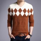 Men Pullovers Cashmere Wool Sweater Long Sleeve Tops Christmas Sweaters Male Pullover Tops