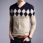 Men Pullovers Cashmere Wool Sweater Long Sleeve Tops Christmas Sweaters Male Pullover Tops