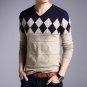 Men Pullovers Cashmere Wool Sweater Long Sleeve Tops Christmas Sweaters Male Pullover Tops