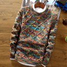 Design Fashion Quality Color Man Knitting Self Cultivation Twist Youth Business Leisure Sweater Coat