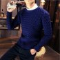 Men\'s Casual Leisure O-Neck warm knit Sweater famous Brand Pullover Knitting Sweaters Men Plus larg