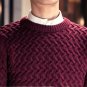 Men\'s Casual Leisure O-Neck warm knit Sweater famous Brand Pullover Knitting Sweaters Men Plus larg