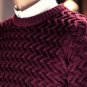 Men\'s Casual Leisure O-Neck warm knit Sweater famous Brand Pullover Knitting Sweaters Men Plus larg
