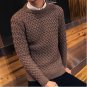 Men\'s Casual Leisure O-Neck warm knit Sweater famous Brand Pullover Knitting Sweaters Men Plus larg