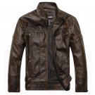 Brand New motorcycle leather jackets men jaqueta de couro masculina Bomber leather jacket Inverno Co