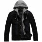 2017 New Brand Winter Denim Jacket Men Fashion Thick Warm Detachable Hooded Men Vintage Parka Bomber