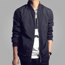 New Arrival Spring Men\'s Jackets Solid Fashion Coats Male Casual Slim Stand Collar Bomber Jacket Me