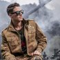 LetsKeep 2017 New spring army mens bomber jacket badges military jacket 4XL men casual tactical coat