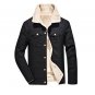 2017 Winter Down Cotton Jacket Men Slim Fashion Thick Warm cowboy Jacket Coat Turn-down Collar Cotto