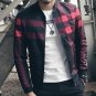 New Brand Baseball Collar Jacket Men Plaid Fashion 2017 Mens Bomber Jackets For Men Autumn Style Act