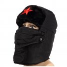 Winter Trapper Trooper Hat Earflaps Russian Warm Ushanka Military Red Star Cossack Aviator Bomber Ha