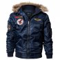 Brand Jacket Mens Winter Jackets Thick Fleece Outerwear Men Army Green Flight Coat Streetwear Parkas
