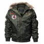 Brand Jacket Mens Winter Jackets Thick Fleece Outerwear Men Army Green Flight Coat Streetwear Parkas