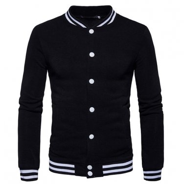 Slim Fit College Varsity Mens Coats And Jackets 2017 Winter Hip Hop Male Baseball Jacket Causal Swea