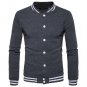 Slim Fit College Varsity Mens Coats And Jackets 2017 Winter Hip Hop Male Baseball Jacket Causal Swea