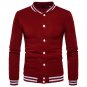 Slim Fit College Varsity Mens Coats And Jackets 2017 Winter Hip Hop Male Baseball Jacket Causal Swea
