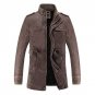 2017 Winter Leather Jacket Men Fax Fur Liner Slim Fit Motercycle Jaqueta De Couro Masculino PU Leat