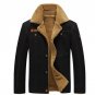 MUYIREN Winter Bomber Jacket Men Air Force Pilot MA1 Jacket Warm Male fur collar Army Jacket tactica