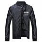 2017 Casual brand PU leather jacket for men coat male motorcycle biker outwear Slim Fit pilot bomber