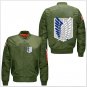 2017 mans bomber spring flight jacket Attack on Titan design lensuire baseball suiform, USA size, fr