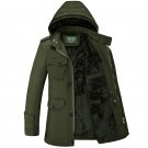 New Design Winter Jacket Men 2017 Fashion Casual Cotton Padded Jacket Thick Warm Fleece Jacket Overc