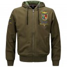 Ma1 Bomber Jacket Men 2017 New Mens Hooded Army Military Aeronautica Militare Polo Thick Vintage Tac