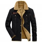 Winter Bomber Jacket Men Thick Parka Coat Air Force Pilot Jacket Warm Male Fur Collar Army Tactical 