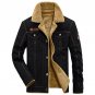 Winter Bomber Jacket Men Thick Parka Coat Air Force Pilot Jacket Warm Male Fur Collar Army Tactical