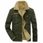 Winter Bomber Jacket Men Thick Parka Coat Air Force Pilot Jacket Warm Male Fur Collar Army Tactical