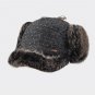 Kenmont Winter Unisex Women Men Grey Faux Fur Earflap Hat Aviator Trapper Bomber Russia Cap Fashion
