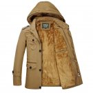 2017 New Fashion Winter Jacket Men Long Thick Warm Cotton-Padded Jackets Coat Parka Overcoat Casual 