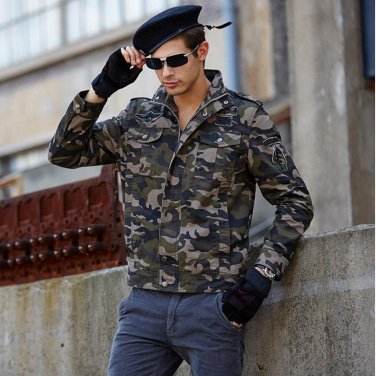 Mens Pilot Bomber Jacket Camouflage 2017 Autumn Male Flying Jaqueta Masculina Embroidery Military Ai