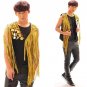 Summer style personality slim male paillette vest men gold silver tassel punk rock costumes singer d