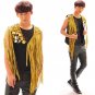 Summer style personality slim male paillette vest men gold silver tassel punk rock costumes singer d