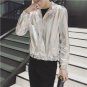 2016 Men\'s DJ Style Gold Silver Costume Fashion Dancer Youth Leisure Coat Thin Jacket Men\'s Bright