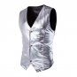 Sleeveless Male Vest Stage Performance Costumes Men Vest MC Host Clothing Waistcoats Show Sleeveless