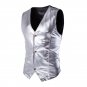 Sleeveless Male Vest Stage Performance Costumes Men Vest MC Host Clothing Waistcoats Show Sleeveless