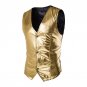 Sleeveless Male Vest Stage Performance Costumes Men Vest MC Host Clothing Waistcoats Show Sleeveless