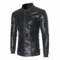 New Autumn Golden Jacket Men Luxury Shiny Jacket Fashion Nightclub Clothing Glittering Silver  Jacke