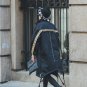 Men High Street Fashion Hip Hop Loose Trench Coat Golden Ribbon Zipper Male Long Windbreaker Jacket 