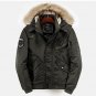 New Fashion Bomber Jacket  Winter Thickening Mens Coat Casual Hooded  Jacket standard solid Parka Me