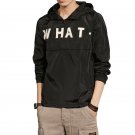 2018 New Fashion Trend Men Pullover Jackets Designer Half Zipper Collar Casual Jacket Men Leisure Co