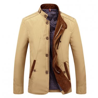 2017 Jacket Men Stand Collar Hot Sale Slim Fashion Jackets Mens Windbreaker Casual Suit Bomber Jacke