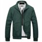 Spring Autumn Winter Slim Thin Men Jacket  Fashion Clothes Cotton Fabric Jackets  Bomber ZIP Closure