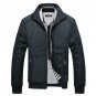 Spring Autumn Winter Slim Thin Men Jacket  Fashion Clothes Cotton Fabric Jackets  Bomber ZIP Closure