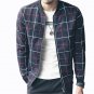 New Design Fashion Men Plaid Jackets Slim Fit Casual Coats Men Bomber Jacket Jaqueta Masculina Veste