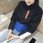 New Fashion Trend Men Pullover Jackets Designer Half Zipper Collar Casual Jacket Men Leisure Coats B