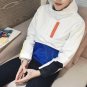 New Fashion Trend Men Pullover Jackets Designer Half Zipper Collar Casual Jacket Men Leisure Coats B