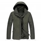 Jackets Men Solid Windproof Waterproof Jacket Coat Men Hooded Bomber Jacket Jaqueta Masculina Casual
